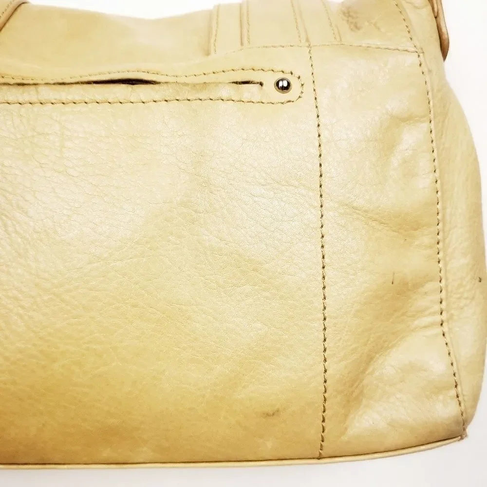 B. Makowsky tan/beige adjustable shoulder bag